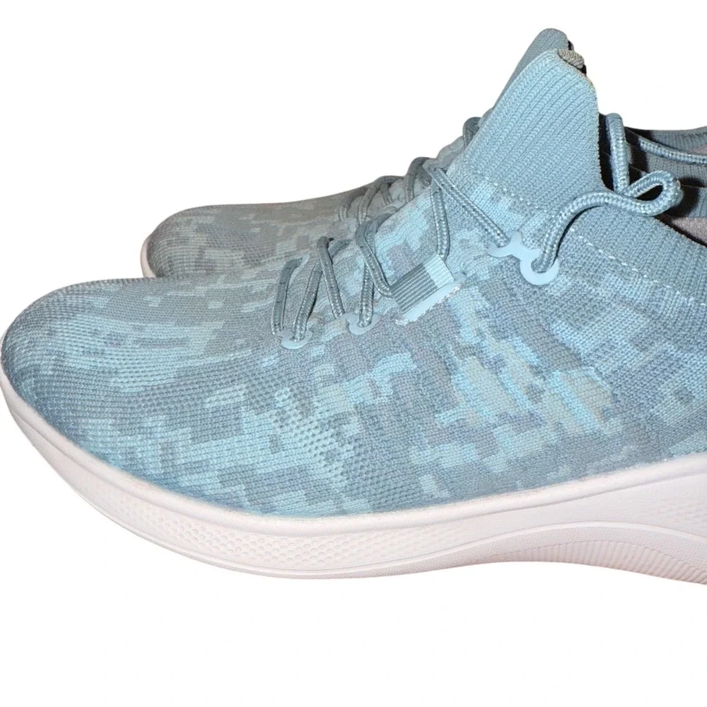 FootJoy Flex XP Womens 7.5 Blue Camo Golf Shoes Preppy Golfcore Country Club